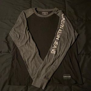 Calvin Klein jeans shirt, size large, three quarter length shirt